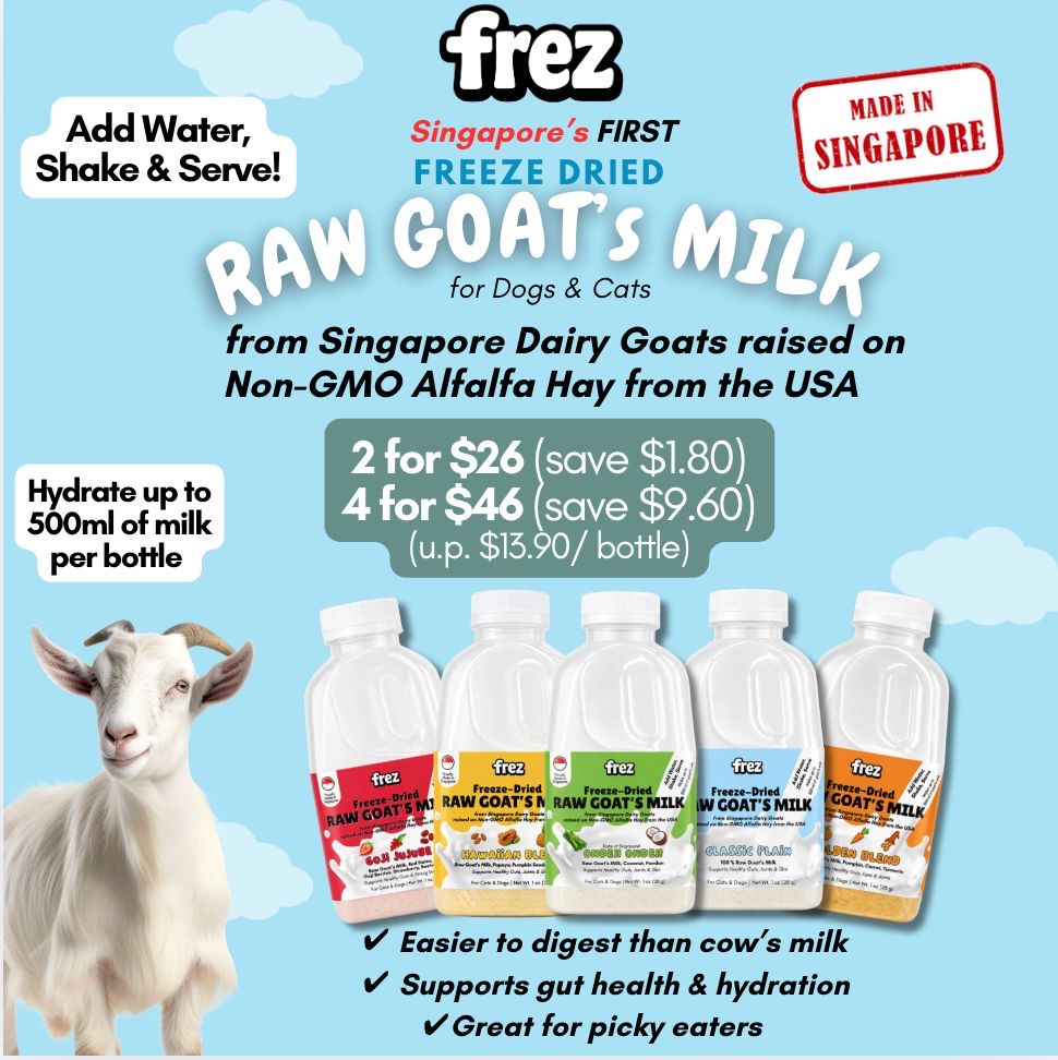 Freeze Dried Raw Goat's Milk for Dogs & Cats – Frez SG