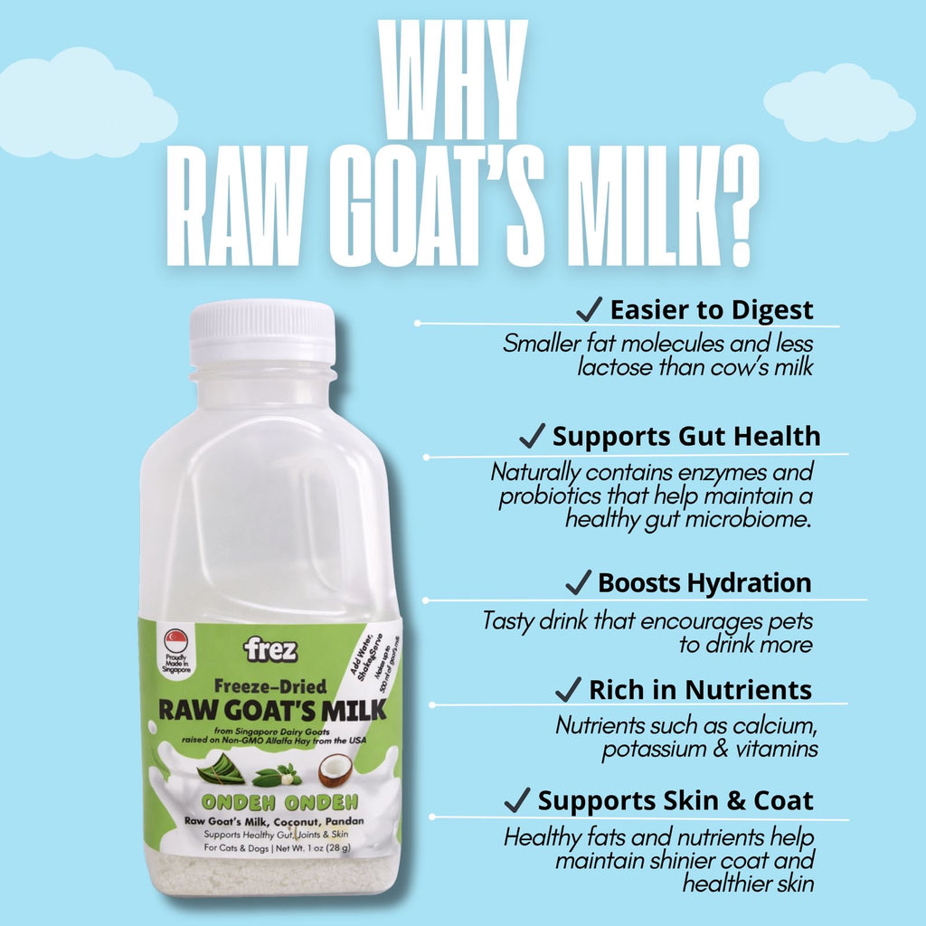 Freeze Dried Raw Goat’s Milk for Dogs & Cats