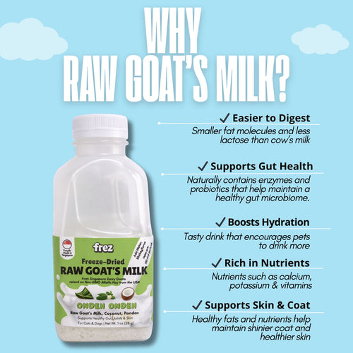 Freeze Dried Raw Goat’s Milk for Dogs & Cats