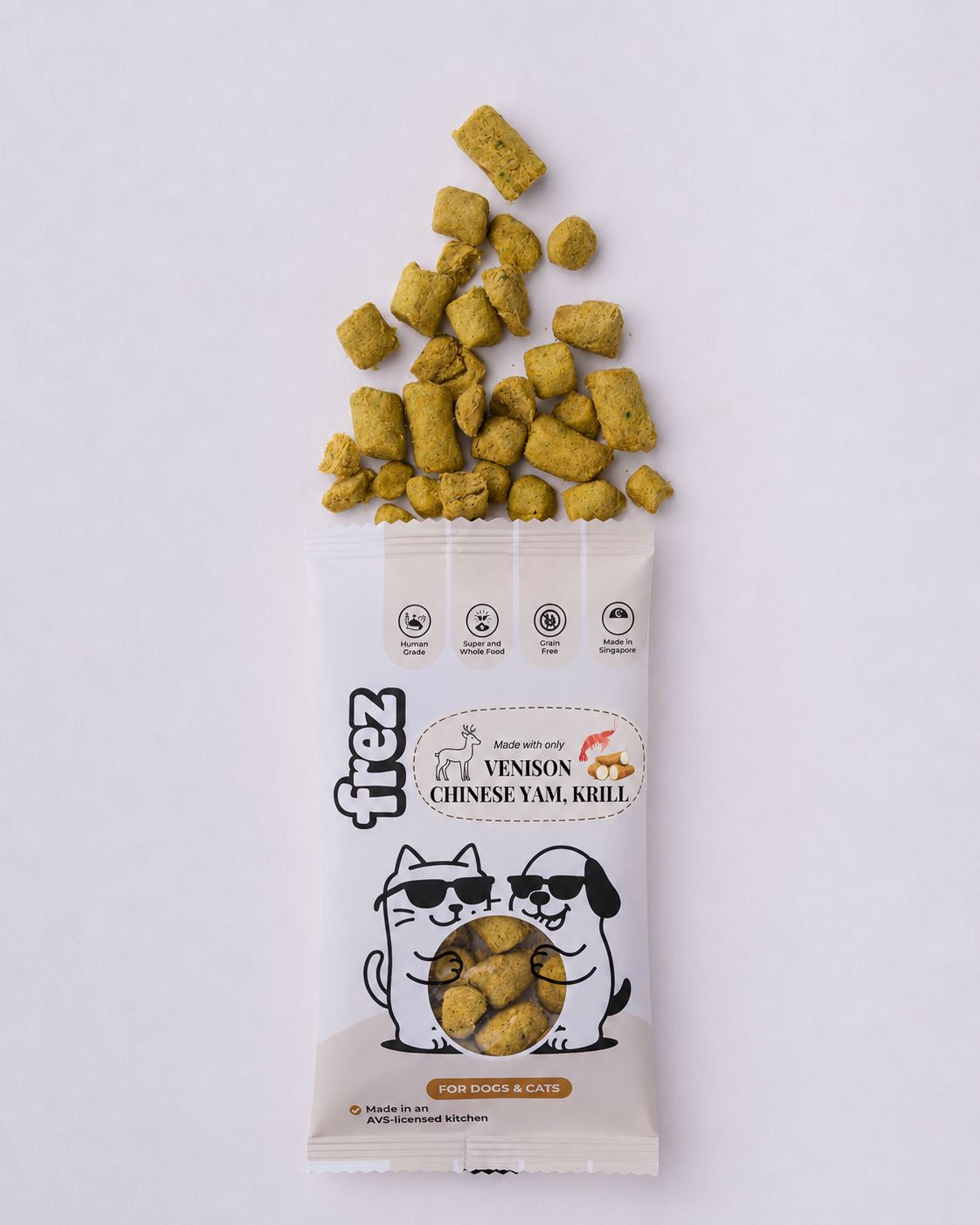 Joints Health (Mini Munch Pack) - Freeze Dried Beef/Venison, Chinese Yam (Huai Shan), Krill (Atlantic)