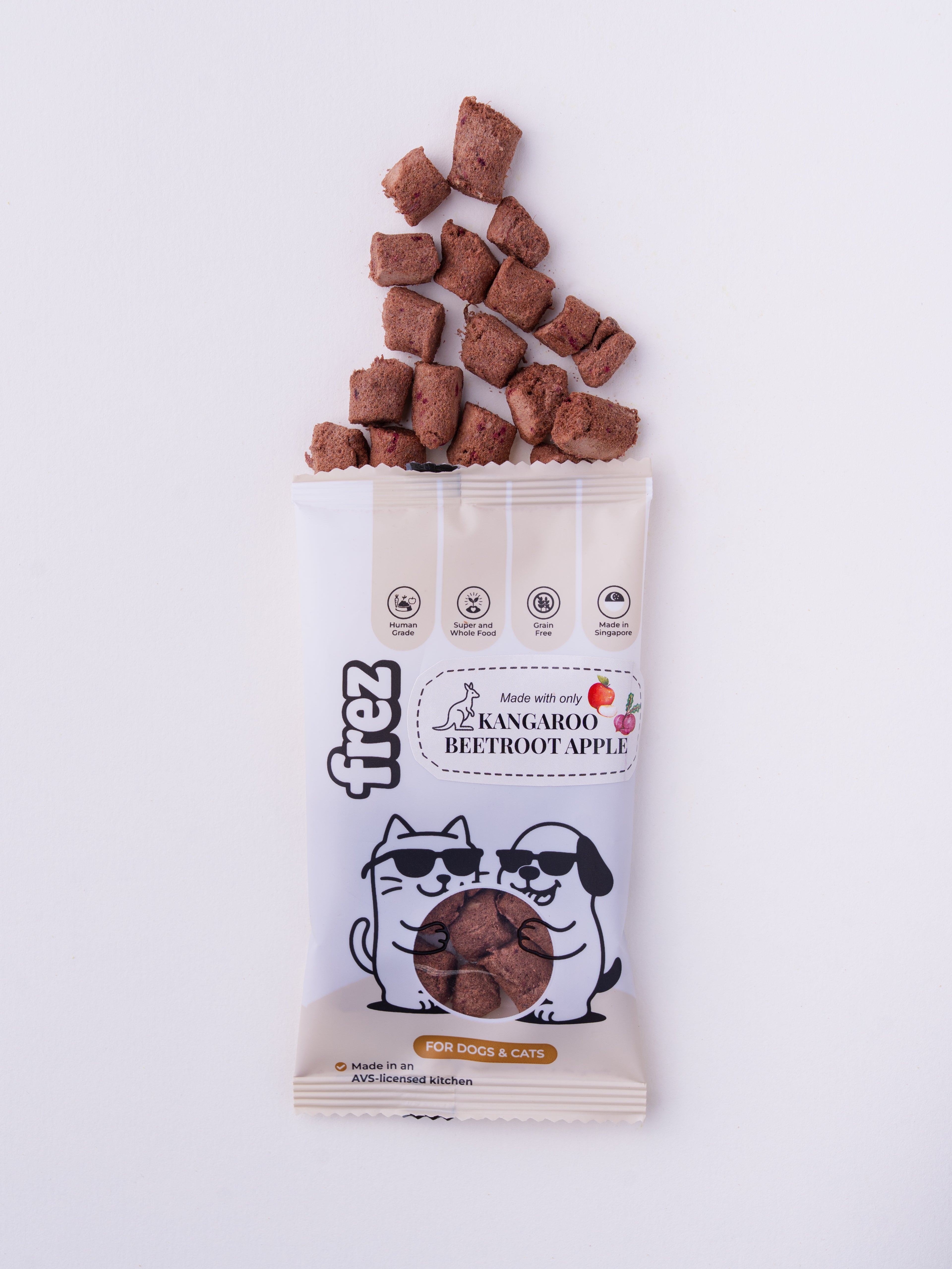 Heart Health (Mini Munch Pack) - Freeze Dried Kangaroo Beetroot Apple Treats