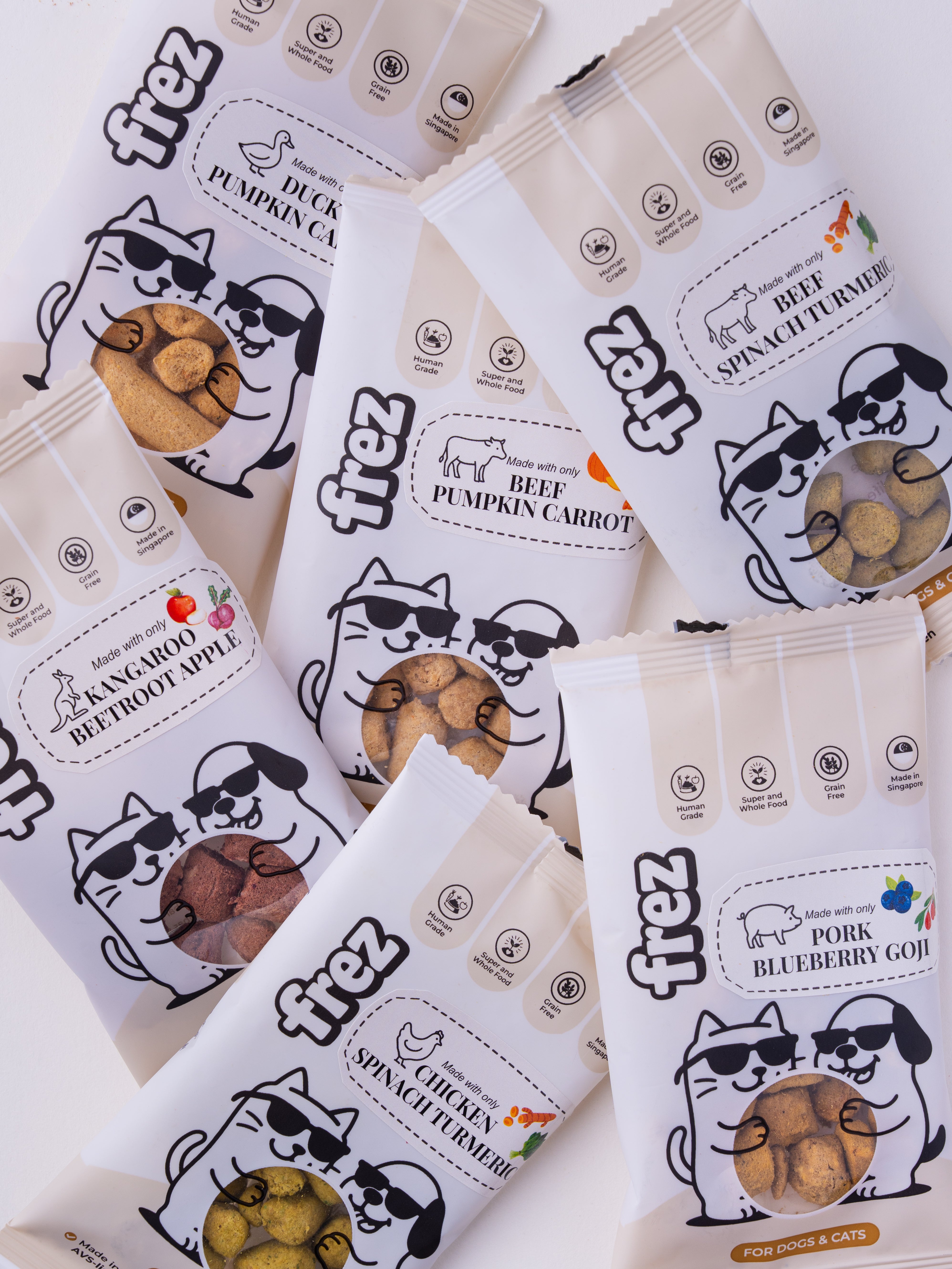 Guts Health (Mini Munch Pack) - Freeze Dried Duck/ Beef Pumpkin