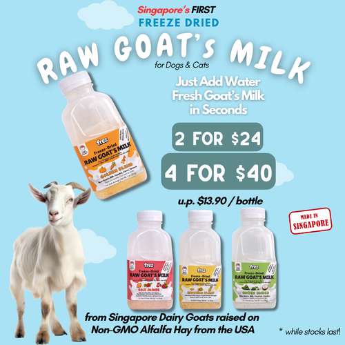 Freeze Dried Raw Goat’s Milk for Dogs & Cats